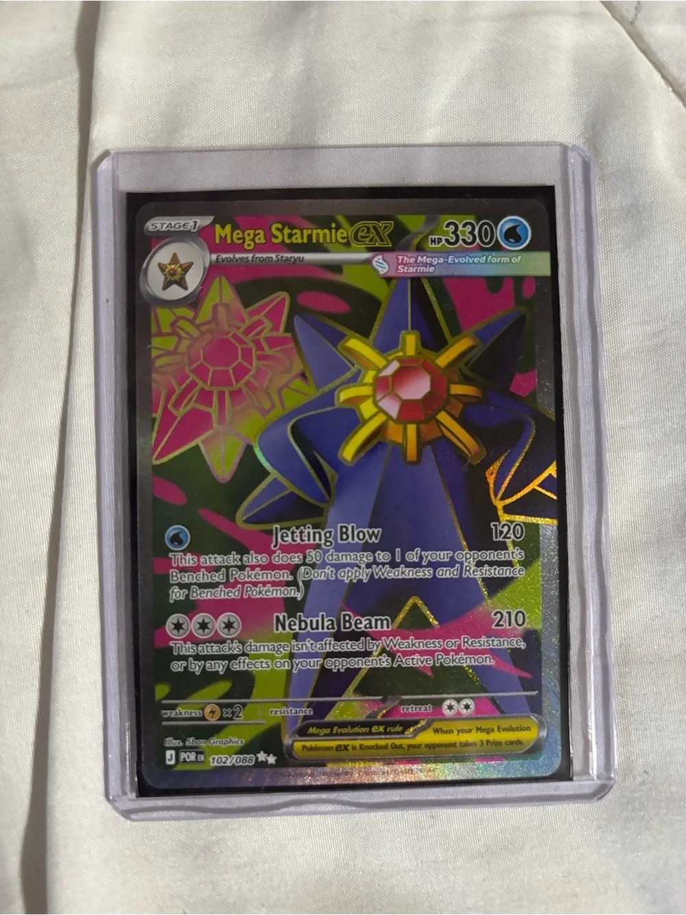 Mega Clefable EX & Mega Starmie Holos